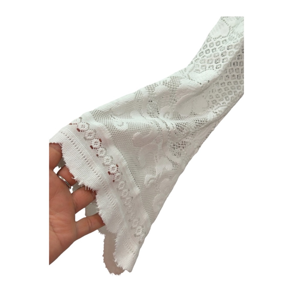 Free People White Lace Midi Dress NEW - Picture 6 of 9